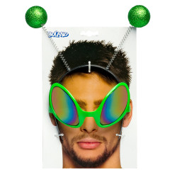 Sada mimozemšťan čelenka a brýle